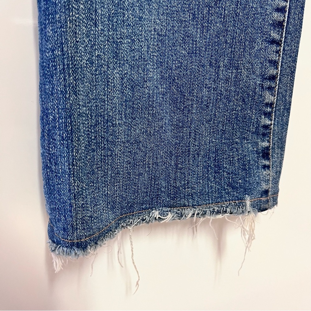 Just Cavalli Italy Bootcut Jeans Distressed Raw Hem Designer Sz 27 Y2K Archive - Picture 7 of 9